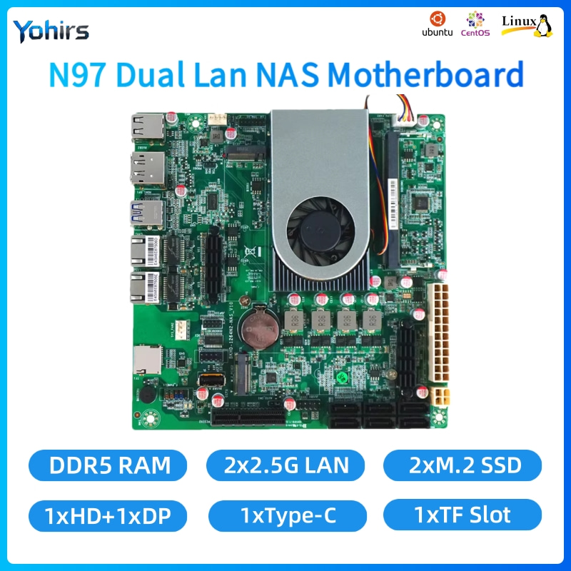 Scheda Madre NAS Yohirs Mini I - Mini Itx Dual 2.5G Nas Motherboard recensione e prezzo